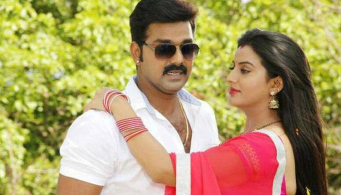 Bhojpuri power star Pawan Singh and Akshara Singh will set the screen on fire with &#039;Mental Raja&#039;—Poster out