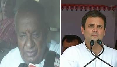 Deve Gowda, Rahul Gandhi discuss political situation in Karnataka over phone