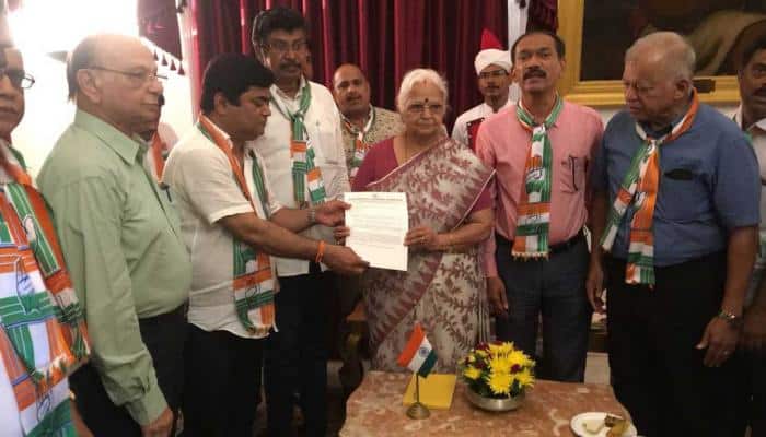 Inspired by Karnataka, Congress leaders meet Goa Governor, stake claim to form government