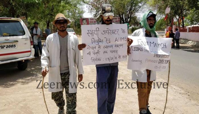 AIIMS Bhopal doctors march to Delhi on foot demanding appointment of director