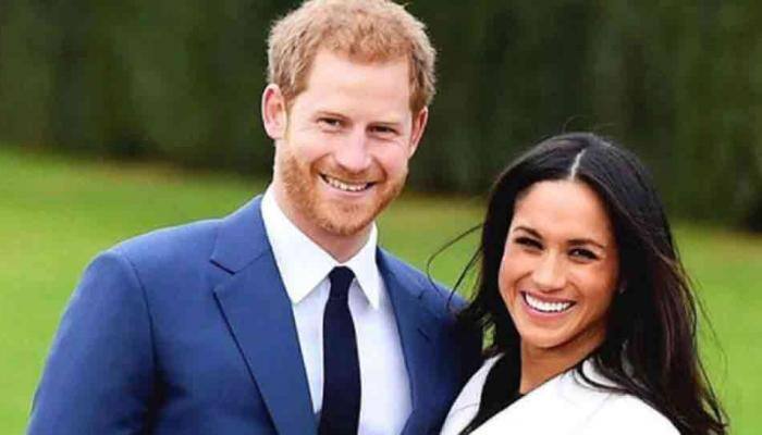 Meghan Markle's first look as the royal bride—Watch