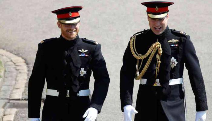 Prince Harry wears frock-coat uniform of the Blues and Royals for wedding