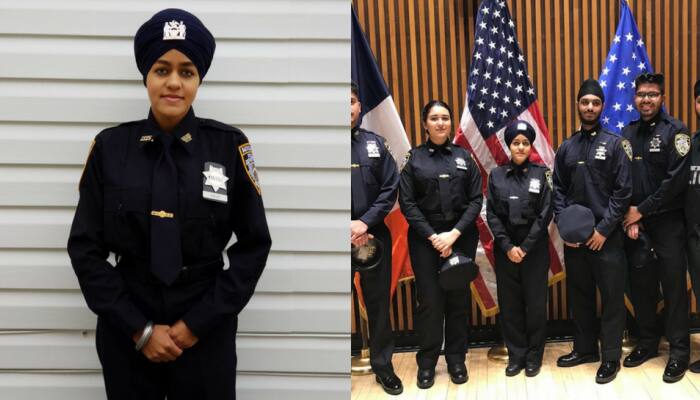 First female turbaned Sikh auxiliary police officer inducted into New York Police