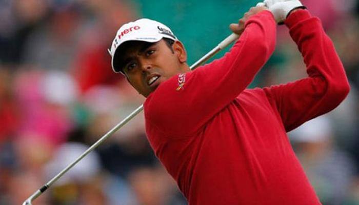 Anirban Lahiri slips in windy and gusty conditions at Byron Nelson