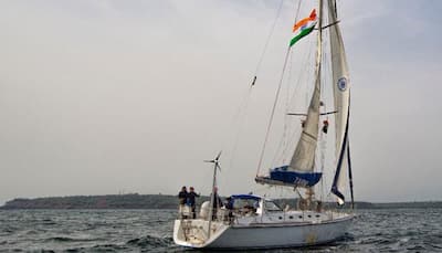 INSV Tarini, with Navy's all-women crew, arrives in Goa after circumnavigating the globe