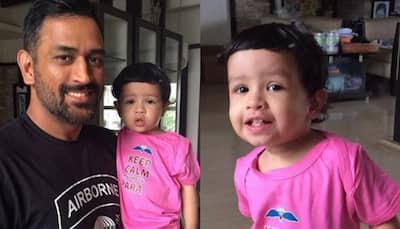 MS Dhoni's daughter Ziva's stern warning to photographer is breaking the internet-Watch