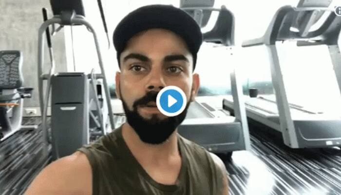 Virat accepts Rathore&#039;s fitness challenge; nominates Anushka, PM Modi and Dhoni - Watch