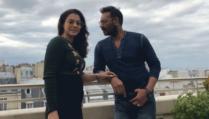 Ajay Devgn introduces &#039;silent&#039; Kajol, daughter Nysa says statue to mommy - Watch