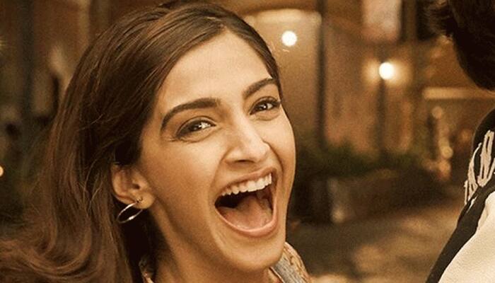 Sanju: Sonam Kapoor has a good laugh as she twists Ranbir Kapoor&#039;s arm in a new poster