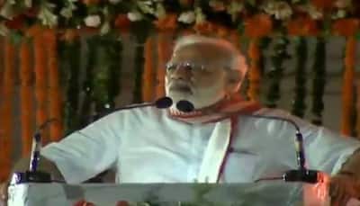 PM Narendra Modi blasts opposition unity, says corrupt people are uniting to save themselves