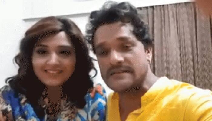 Khesari Lal Yadav and Kajal Raghwani thank fans for giving Dulhin Ganga Par Ke a bumper opening - Watch
