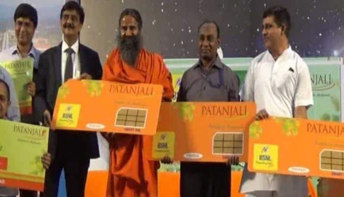 Baba Ramdev&#039;s Patanjali ties up with BSNL, launches SIM cards