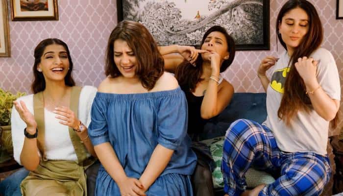Veere Di Wedding: Kareena Kapoor, Sonam Kapoor and gang turn &#039;naagins&#039; in this boomerang video-Watch