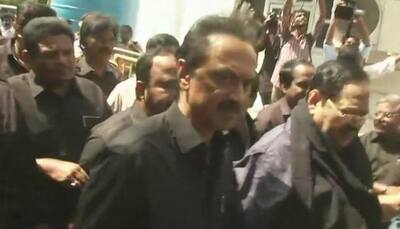 Stalin, other DMK MLAs wear black clothes to Tamil Nadu Assembly over Tuticorin killing