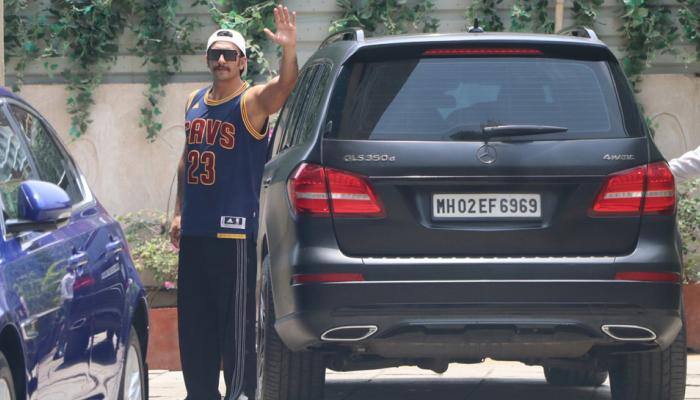 Ranveer Singh spotted with moustache, beefed-up body. Is this look for Rohit Shetty&#039;s Simmba?