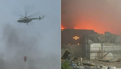 IAF helicopter brought in to douse massive Delhi fire