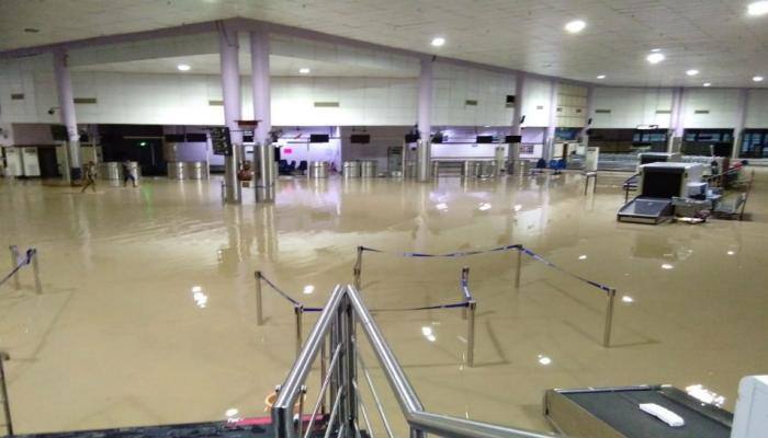 Airport in Port Blair flooded with rainwater, at least nine flights delayed