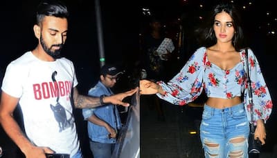 Nidhhi Agerwal and cricketer KL Rahul spotted together in Bandra—Pics 