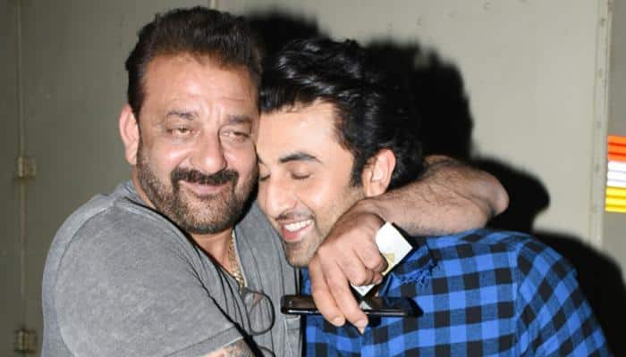 Ranbir Kapoor, Sanjay Dutt hug it out, to shoot promotional song together for Sanju