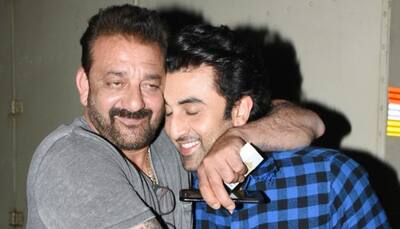 Ranbir Kapoor, Sanjay Dutt hug it out, to shoot promotional song together for Sanju