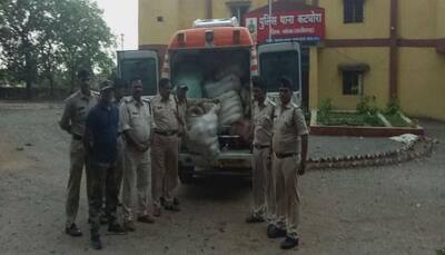 Chhattisgarh: Ambulance transporting cannabis worth lakhs seized