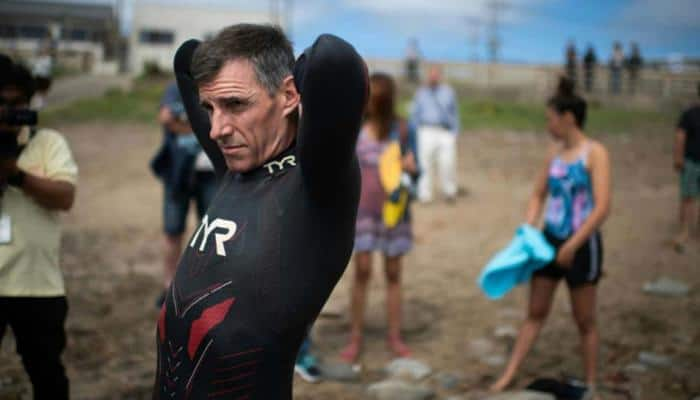 Frenchman swimmer Ben Lecomte begins Pacific Ocean crossing attempt