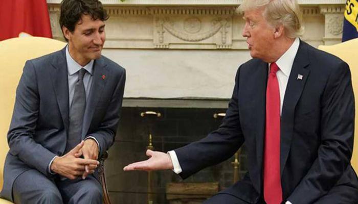 Didn&#039;t Canada burn down White House? Donald Trump asks Justin Trudeau