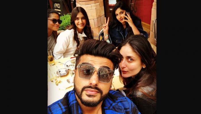 Arjun Kapoor and 'Veeres' Kareena Kapoor, Sonam Kapoor chill in London- Watch