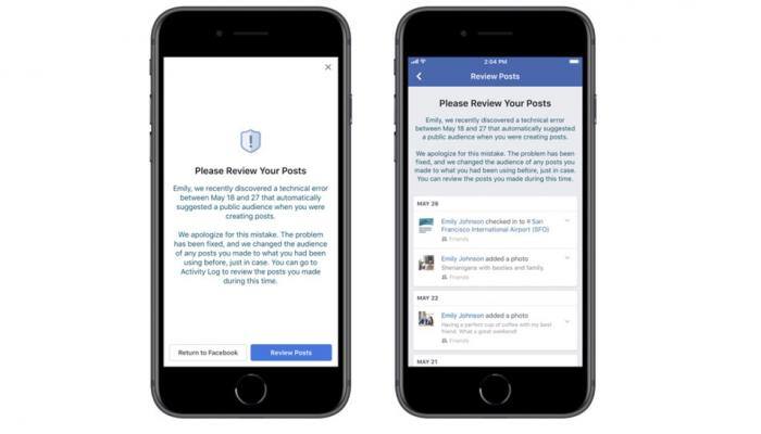 Another privacy goof-up? FB bug asked 14 million users to make public post