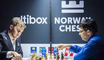 Altibox Norway chess Tournament: Viswanathan Anand beats Sergey Karjakin to finish joint second
