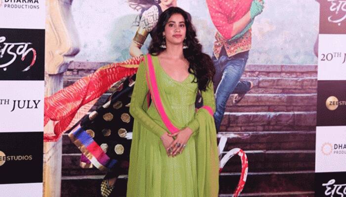 Janhvi Kapoor misses mom Sridevi at debut film&#039;s trailer launch