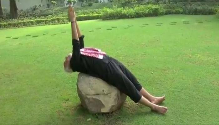 PM Narendra Modi posts video of his morning exercises, inspires others to take up fitness challenge