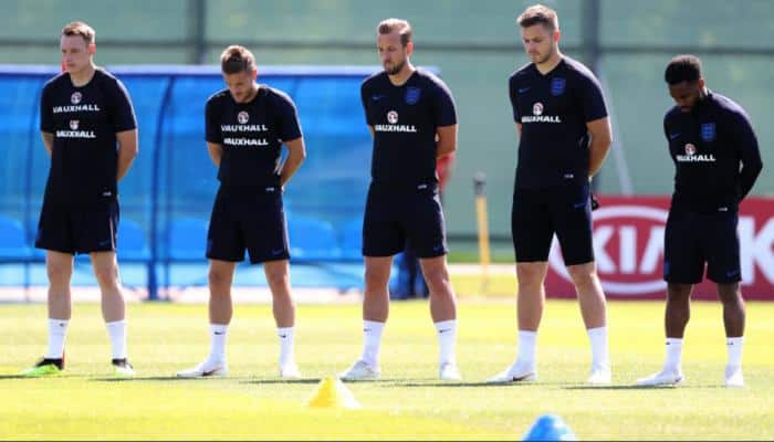 FIFA World Cup 2018: England&#039;s national team pays tribute to Grenfell Tower fire victims