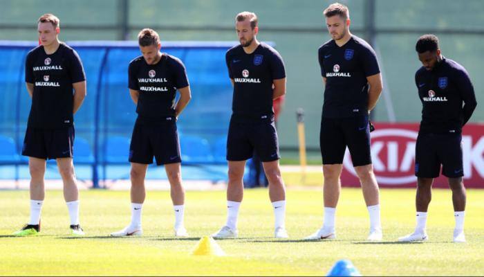 FIFA World Cup 2018: England's national team pays tribute to Grenfell Tower fire victims