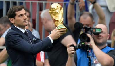 FIFA World Cup 2018: Iker Casillas presents FIFA World Cup trophy at Luzhniki stadium