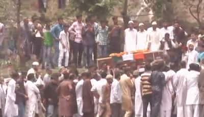 Rifleman Aurangzeb laid to rest with full state honours, hundreds attend last rites in Poonch