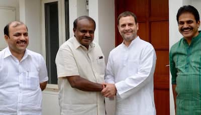 Kumaraswamy meets Rahul Gandhi over reports of JDS-Congress rift in Karnataka