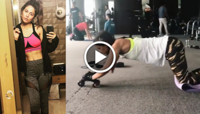Hina Khan's latest workout video will inspire you to hit the gym right away—Watch