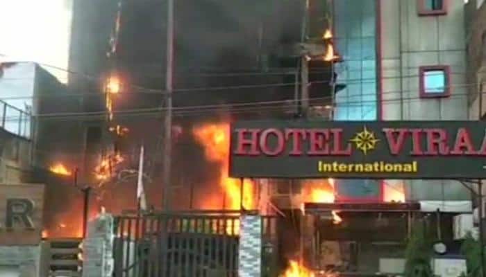 Two hotels in Lucknow gutted in massive fire; 5 dead, over 50 rescued