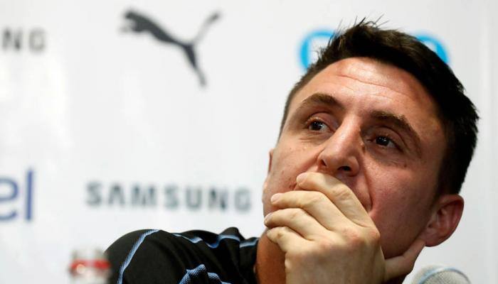 FIFA World Cup 2018: Uruguay's Cristian Rodriguez praises teammates Diego Godin, Jose Maria Gimenez before Saudi Arabia duel