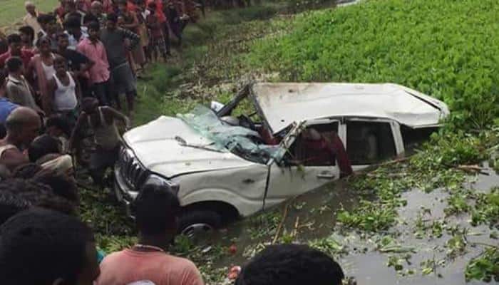 Bihar: 6 children dead after car falls in pond Ararriya&#039;s Tarabadi