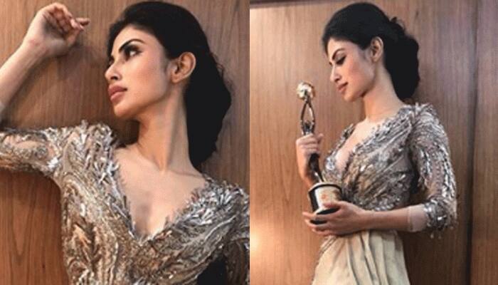 mouni roy manish malhotra saree