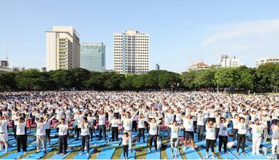 World celebrates 4th International Yoga Day