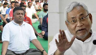 Top Bihar BJP leaders attend International Yoga Day celebrations, Nitish Kumar skips event yet again