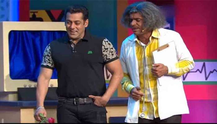 Sunil Grover leaves Salman Khan in splits at &#039;Dus Ka Dum&#039; show