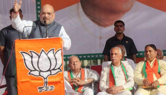 Amit Shah lashes out at Congress, says BJP will never allow separation of J&amp;K from India