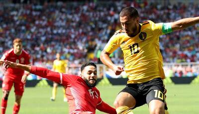 FIFA World Cup 2018: Two each for Eden Hazard and Romelu Lukaku as Belgium thump Tunisia 5-2 