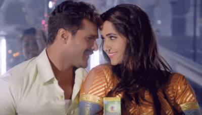 Khesari Lal Yadav and Kajal Raghwani's new song Navratan Tel Lagvla Se song will drive away your Monday Blues- Watch