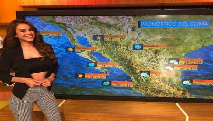 FIFA World Cup 2018: Mexican weathergirl kicked in the butt to bring team good luck