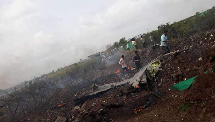 HAL Sukhoi Su-30 under-production fighter jet crashes in Nashik - watch